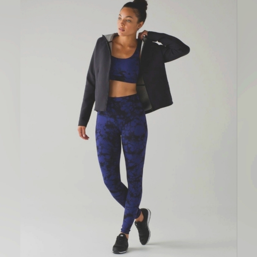 lululemon athletica Blue Tie-Dye Leggings